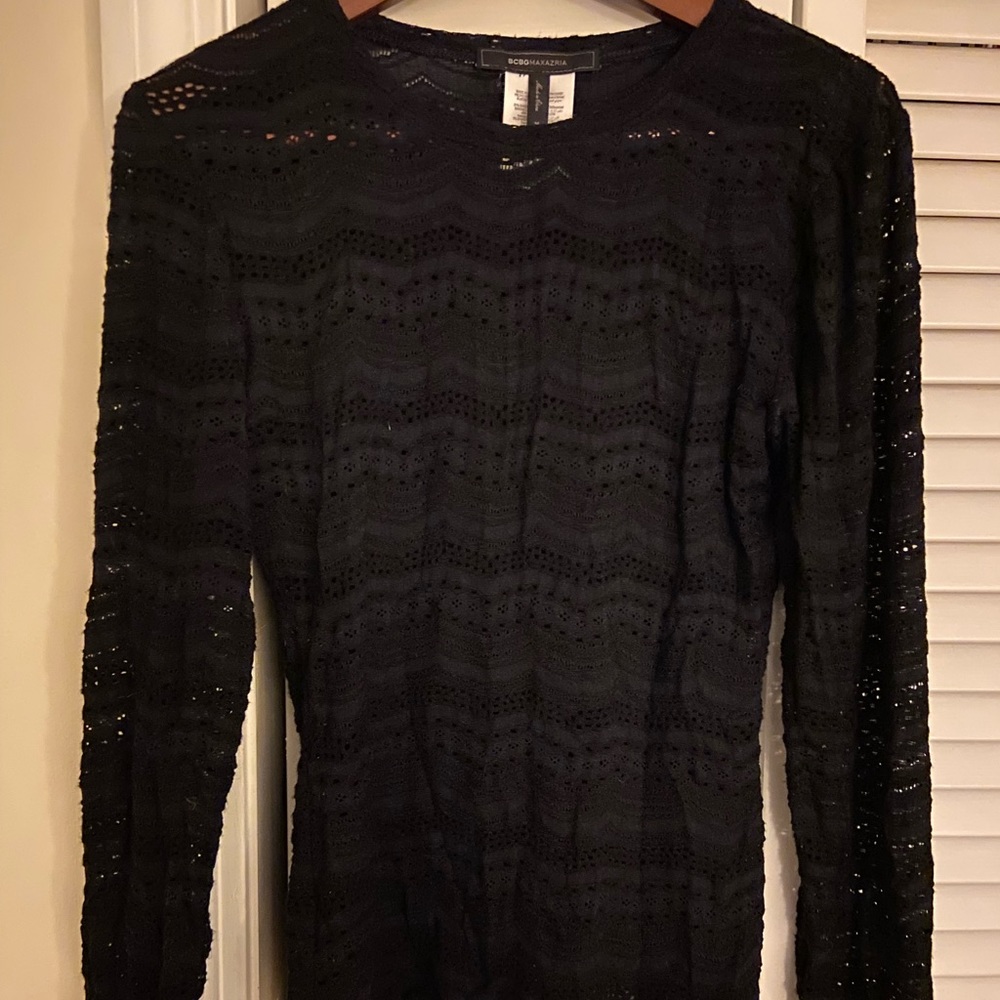 BCBG Maxazria mesh-like